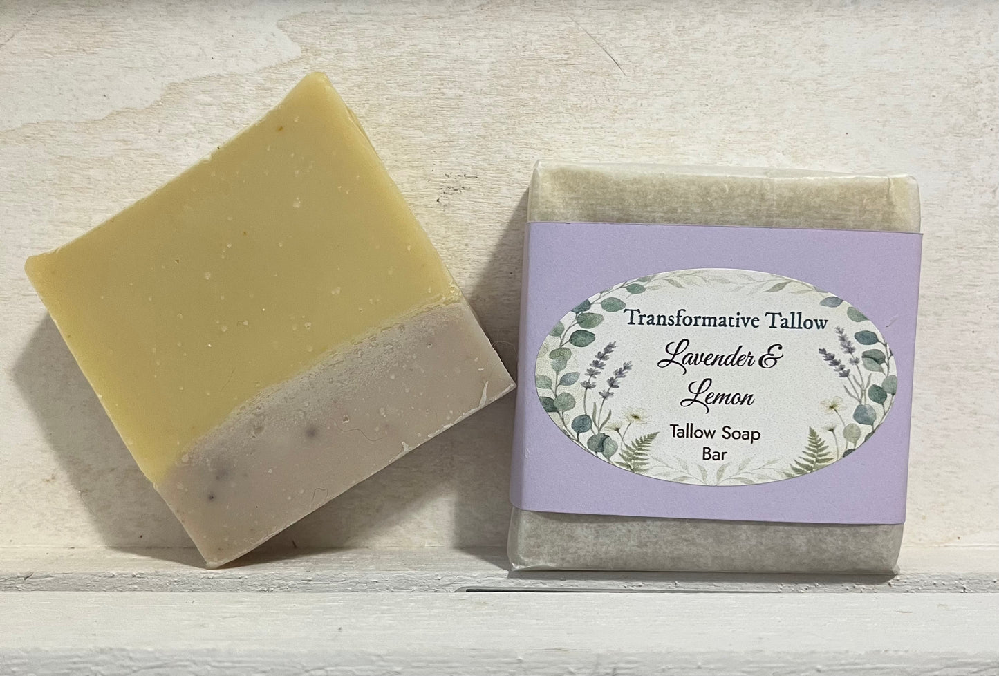 Lavender & Lemon tallow soap